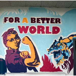 La Fresque par Boris Foscolo & les TRPIP1 Lycée professionnel Coëtlogon