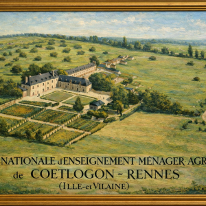 ÉCOLE NATIONALE d'ENSEIGNEMENT MÉNAGER AGRICOLE de COËTLOGON - RENNES (Ille-et-Vilaine)
