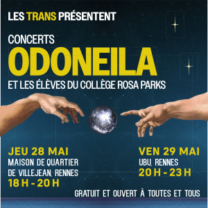 Lycée professionnel Coëtlogon - RPIP PG - Transmusicales - Affiche Odoneila - Romain