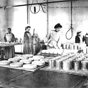 Coëtlogon - La fabrication du fromage