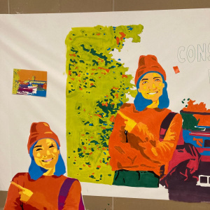 Lycée professionnel Coëtlogon - Fresque Erasmus - Janvier 2025 (12)