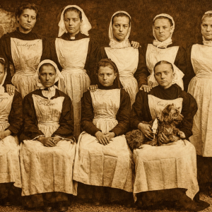 Lycée professionnel Coëtlogon - photo de classe (vers 1900)