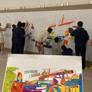 Lycée professionnel Coëtlogon - Fresque Erasmus - Janvier 2025 (10)