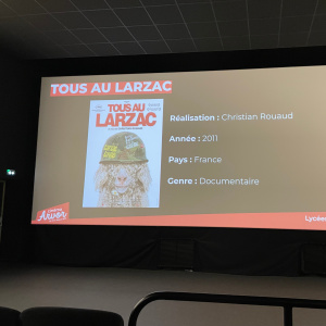 Lycéens au Cinéma - Arvor - Lycée professionnel Coëtlogon - Tous au Larzac (01)