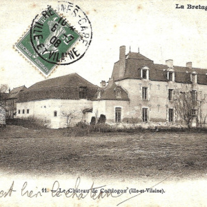 Coëtlogon - Carte postale - Vue du Château