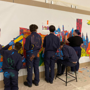 Lycée professionnel Coëtlogon - Fresque Erasmus - Janvier 2025 (19)