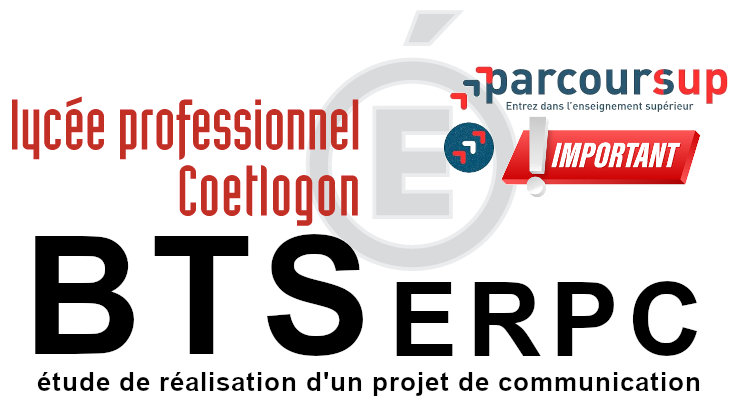 Inscription BTS ERPC - Lycée Professionnel Coëtlogon